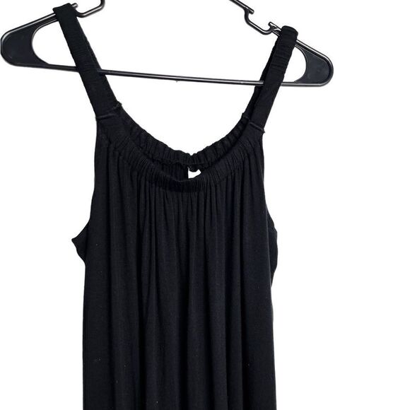 Merona Flowy High Neck Mini Dress Black Size Small - Picture 2 of 5